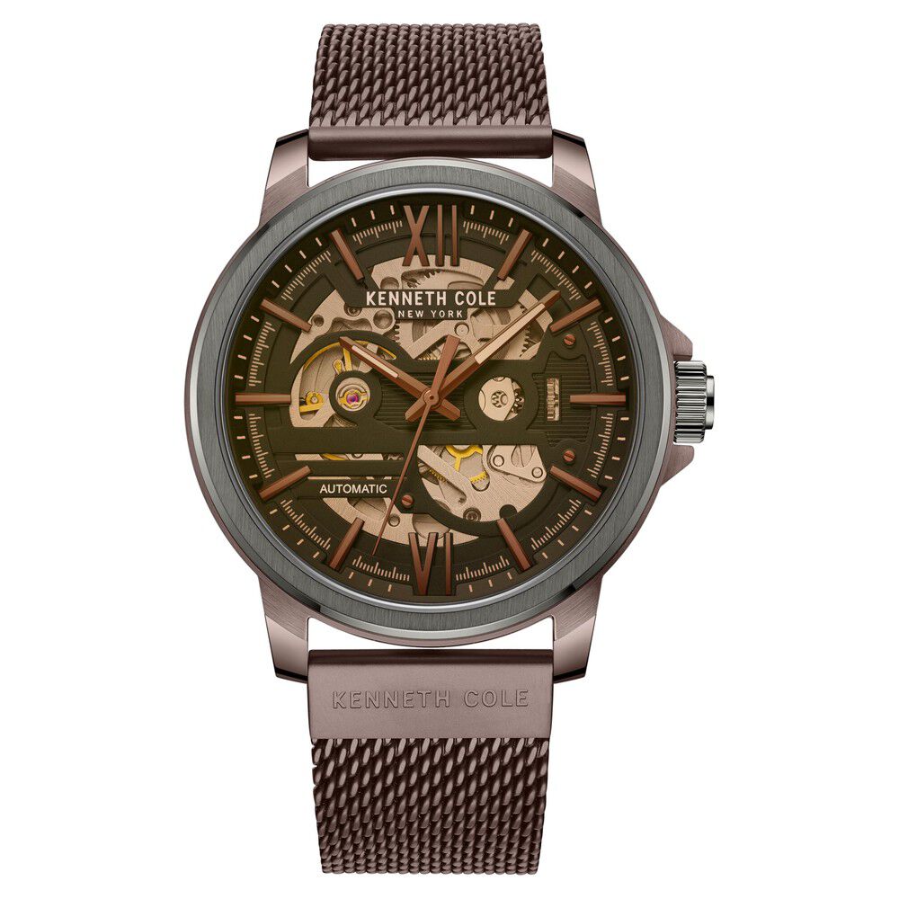 Kenneth Cole Automatic Black Dial Watch for Men-NEKCWGL2217104MNW