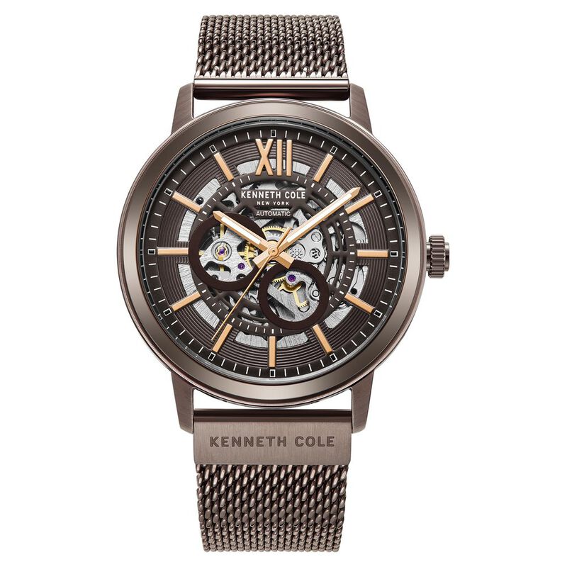 Kenneth Cole Brown Dial Automatic Watch For Men