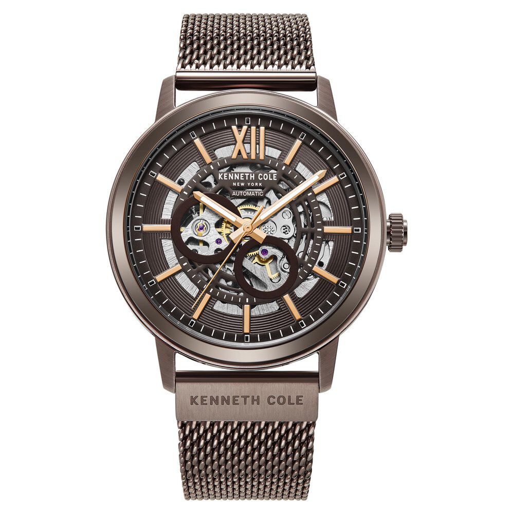 Kenneth Cole Brown Dial Automatic Watch for Men NEKCWGL2217202MN