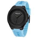 Kenneth Cole Quartz Analog Black Dial Silicone Strap Watch For Men