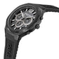Kenneth Cole Quartz Chronograph Black Dial Silicone Strap Watch For Men