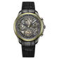 Kenneth Cole Quartz Multifunction Grey Dial Leather Strap Watch for Men
