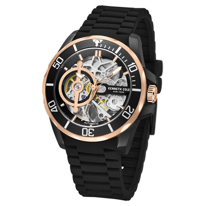 Kenneth Cole Black Dial Automatic Watch for Men