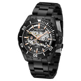 Kenneth Cole Automatic Black Dial With Black Stainless Steel Strap Watch For Men KCWGY0046002MN