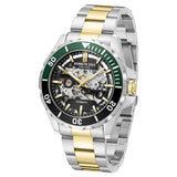 Kenneth Cole Automatic Black Dial With Two Toned Stainless Steel Strap Watch For Men KCWGY0046004MN