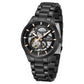Kenneth Cole Automatic Black Round Dial Black Stainless Steel Strap Watch For Men-NTKCWGY0046403MN