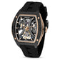 Kenneth Cole Automatic Black Dial Silicone Strap Watch For Men - Limited Edition-KCWGZ0063401MN