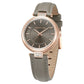 Kenneth Cole Quartz Analog Brown Dial Antique Leather Strap Watch For Women
