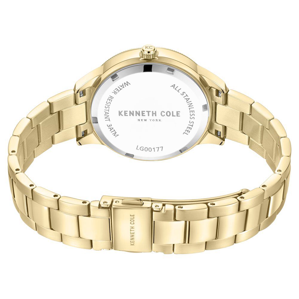 Kenneth Cole Quartz Analog Green Dial Metal Strap Watch For Women