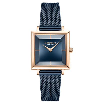 Kenneth Cole Quartz Analog Blue dial Metal Strap Watch for Women KCWLG0026504LD