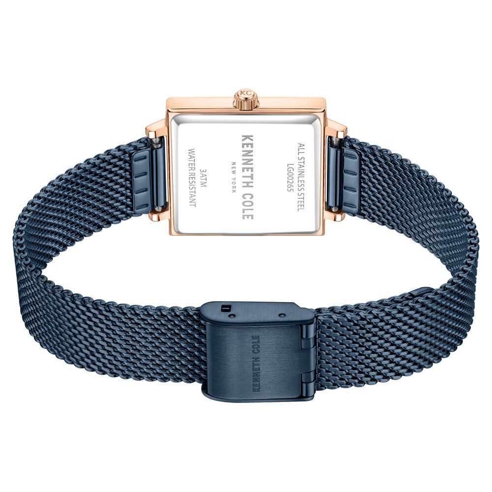 Kenneth Cole Quartz Analog Blue Dial Metal Strap Watch For Women