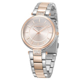 Kenneth Cole Quartz Analog Rose Gold Dial Two Toned Stainless Steel Strap Watch for Women KCWLG0026701LD