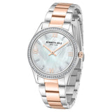Kenneth Cole Quartz Analog Mother Of Pearl Dial Stainless Steel Strap Watch For Women KCWLG0048301LD