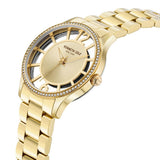 Kenneth Cole Quartz Analog Golden Dial Stainless Steel Strap Watch For Women