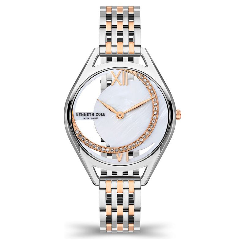 Kenneth Cole Quartz Analog White Dial Stainless Steel Strap Watch For Women