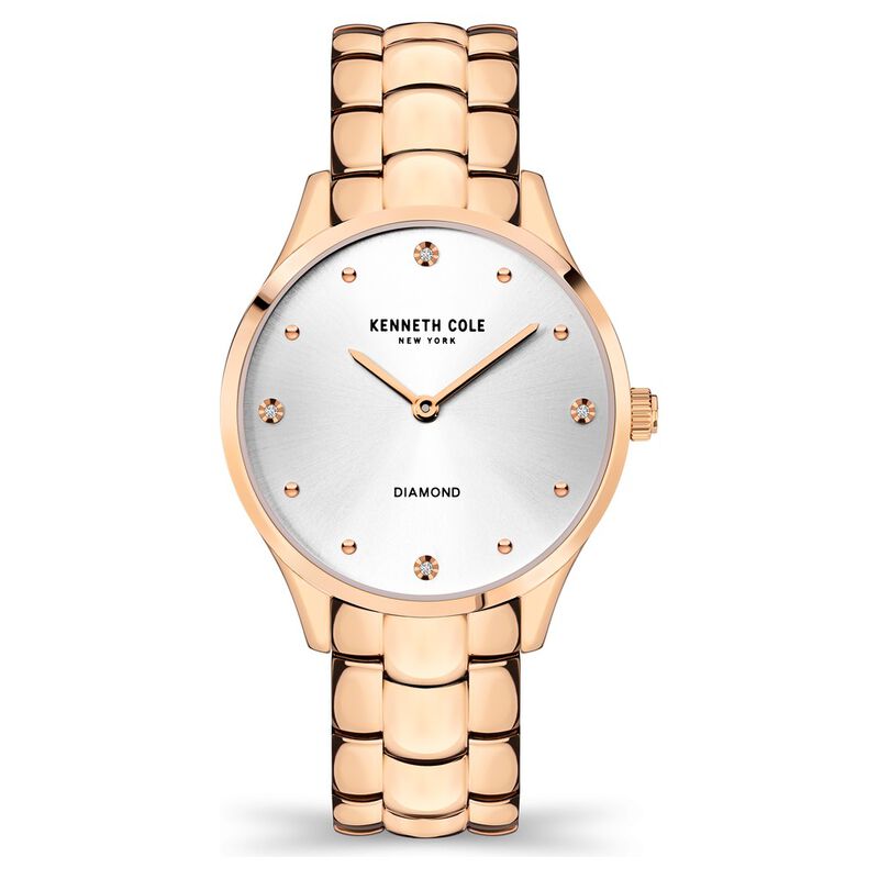 Kenneth Cole Quartz Analog White Dial Stainless Steel Strap Watch For Women