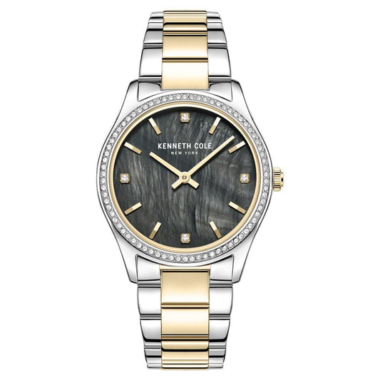 Kenneth Cole Quartz Analog Black Dial Stainless Steel Strap Watch for Women