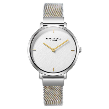 Kenneth Cole Quartz Analog Silver Dial Stainless Steel Strap Watch for Women NEKCWLG2219901LD