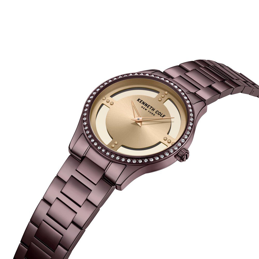 Kenneth Cole Quartz Analog Silver Dial Stainless Steel Strap Watch For Women