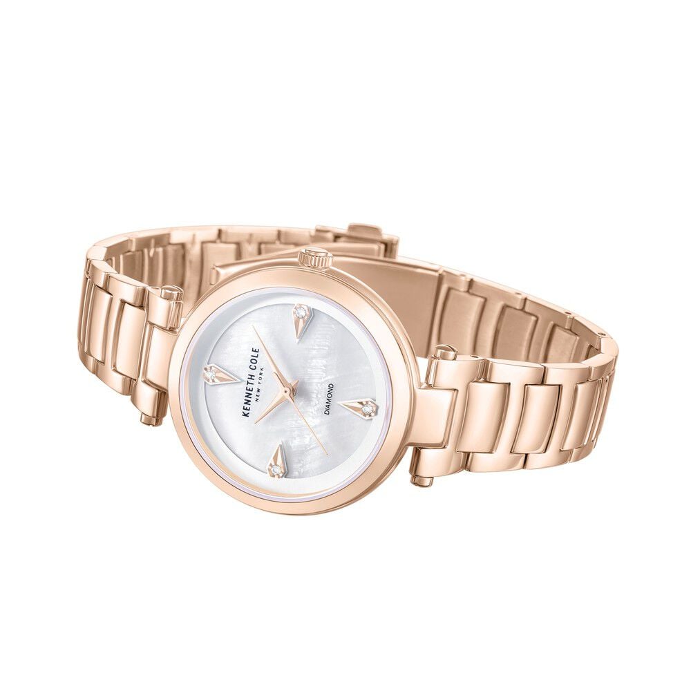Kenneth Cole Quartz Analog White Dial Stainless Steel Strap Watch for Women