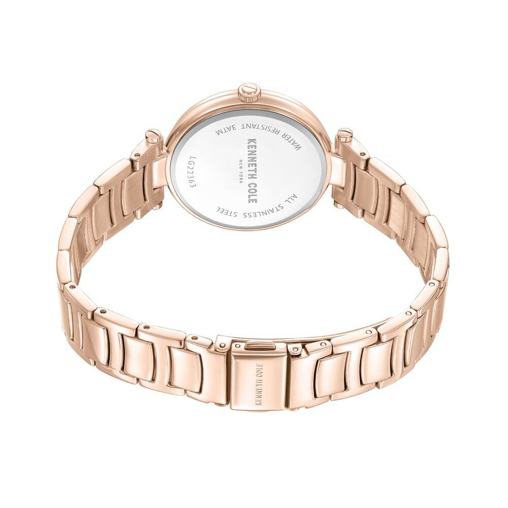 Kenneth Cole Quartz Analog White Dial Stainless Steel Strap Watch for Women