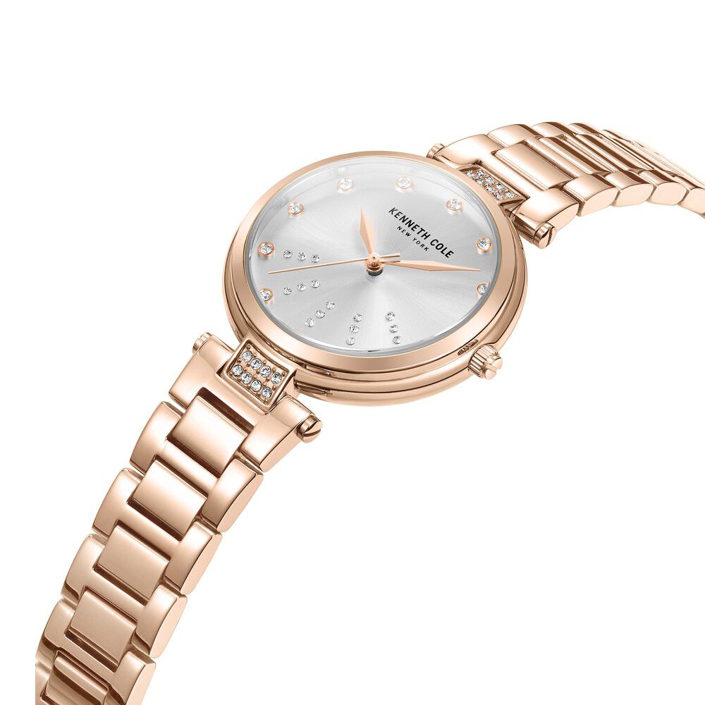 Kenneth Cole Quartz Analog Silver Dial Stainless Steel Strap Watch for Women