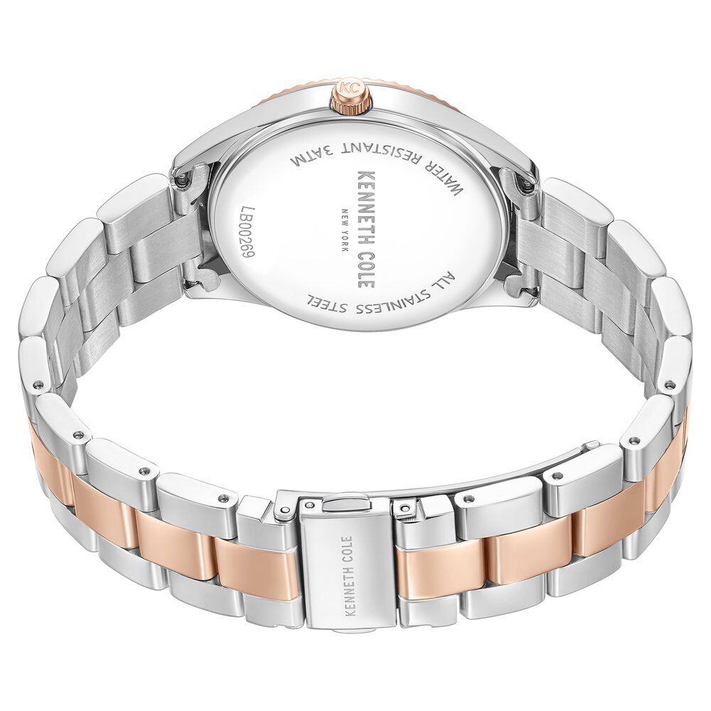 Kenneth Cole Quartz Analog Blue Dial Stainless Steel Strap Watch For Women