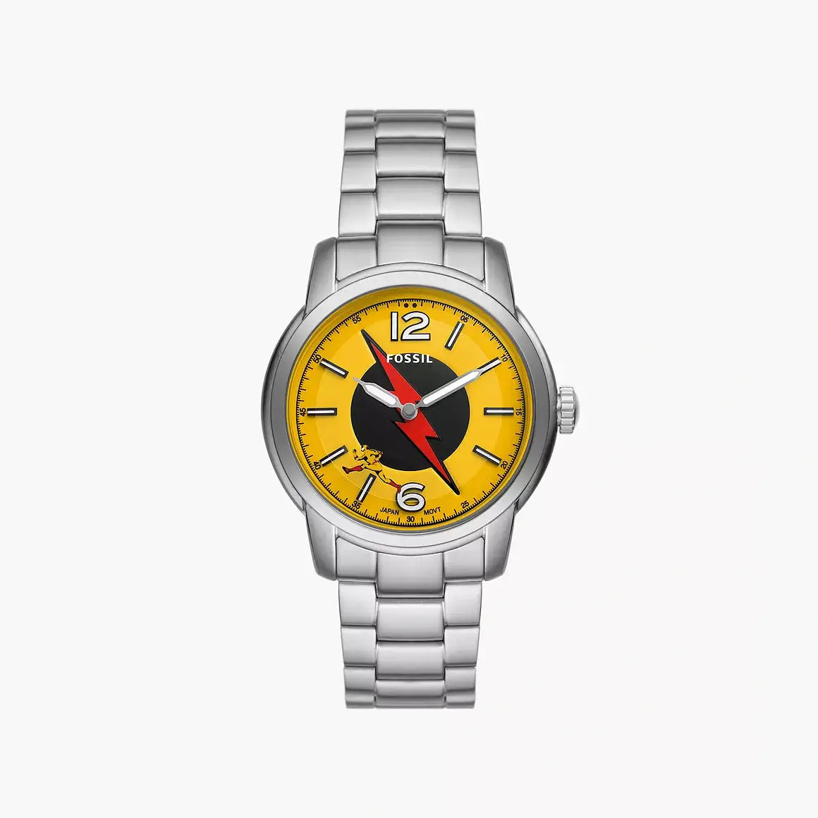 Fossil The Reverse-Flash™ Three-Hand Stainless Steel Watch