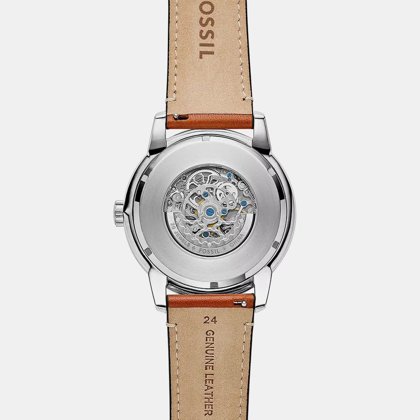 Townsman Men Automatic Blue Dial Analog Leather Watch ME3154
