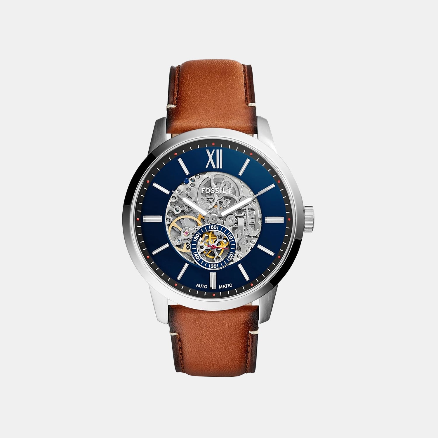 Townsman Men Automatic Blue Dial Analog Leather Watch ME3154