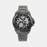 Bronson Men Automatic Black Dial Analog Stainless Steel Watch ME3218