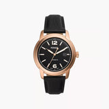 Fossil Fossil Heritage Automatic Black LiteHide™ Leather Watch