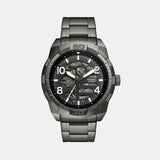 Bronson Men Automatic Black Dial Analog Stainless Steel Watch ME3255
