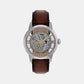 Townsman Men Automatic Silver Dial Analog Leather Watch ME3270