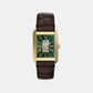 Carraway Men Automatic Green Dial Analog Leather Watch ME3271