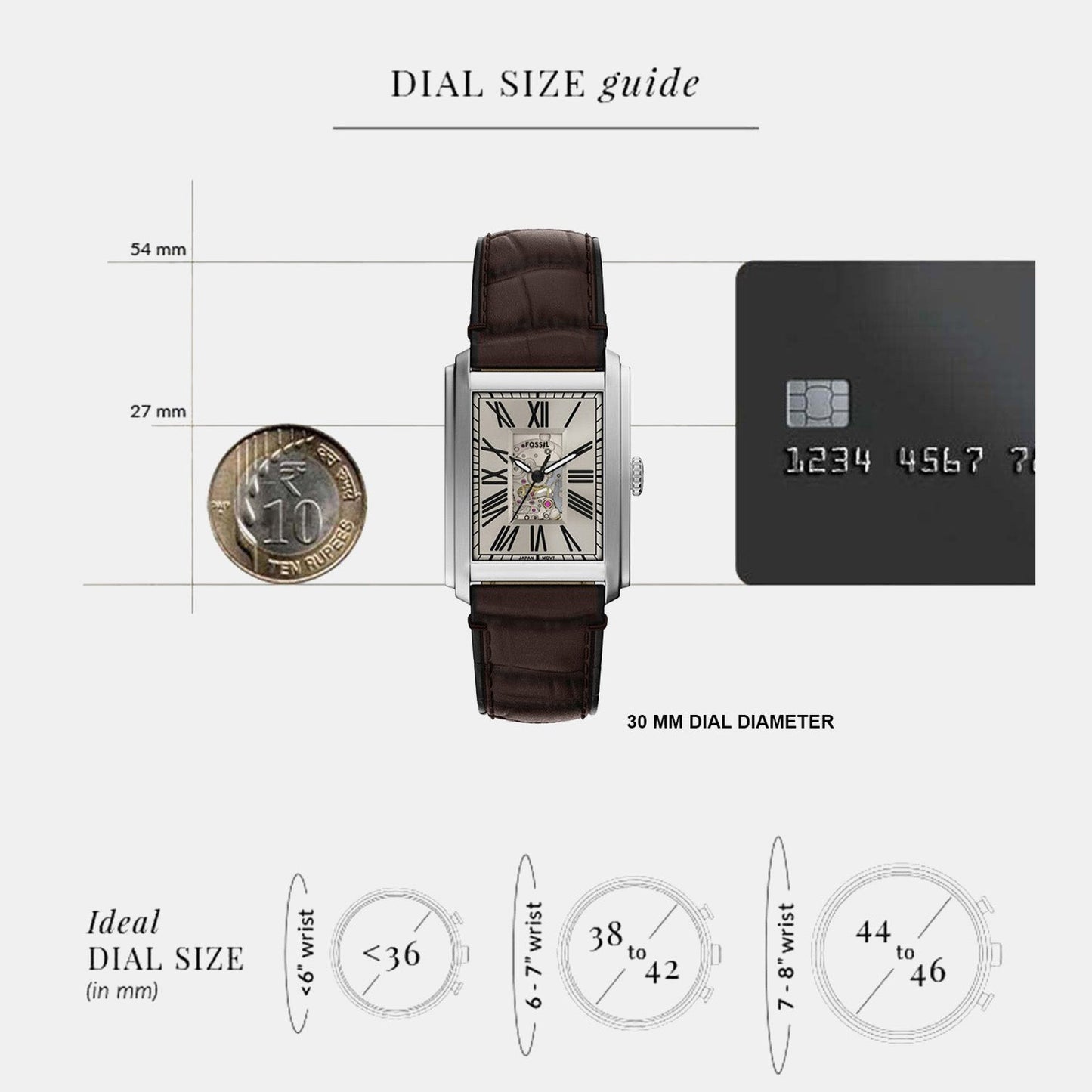 Carraway Men Automatic Beige Dial Analog Leather Watch ME3272