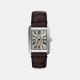 Carraway Men Automatic Beige Dial Analog Leather Watch ME3272