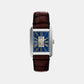 Carraway Men Automatic Blue Dial Analog Leather Watch ME3273