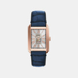 Carraway Men Automatic Silver Dial Analog Leather Watch ME3274