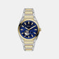 Everett Men Automatic Blue Dial Chronograph Stainless Steel Watch ME3275