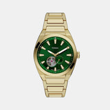 Everett Men Automatic Green Dial Analog Stainless Steel Watch ME3276