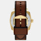 Men Automatic Gold Dial Analog Leather Watch ME3278