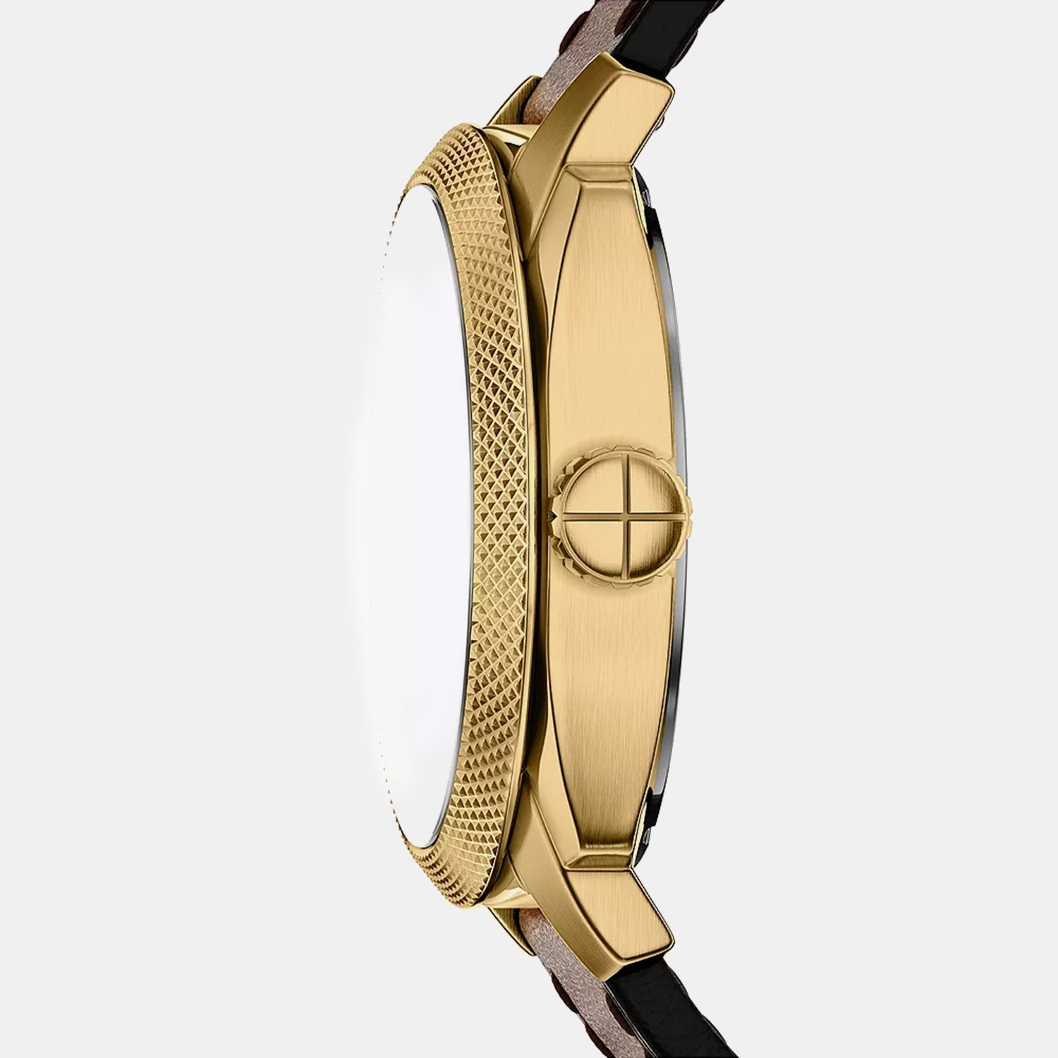 Men Automatic Gold Dial Analog Leather Watch ME3278