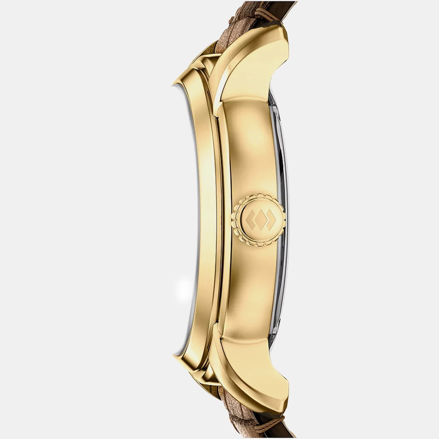 Men Automatic Gold Dial Analog Leather Watch ME3279
