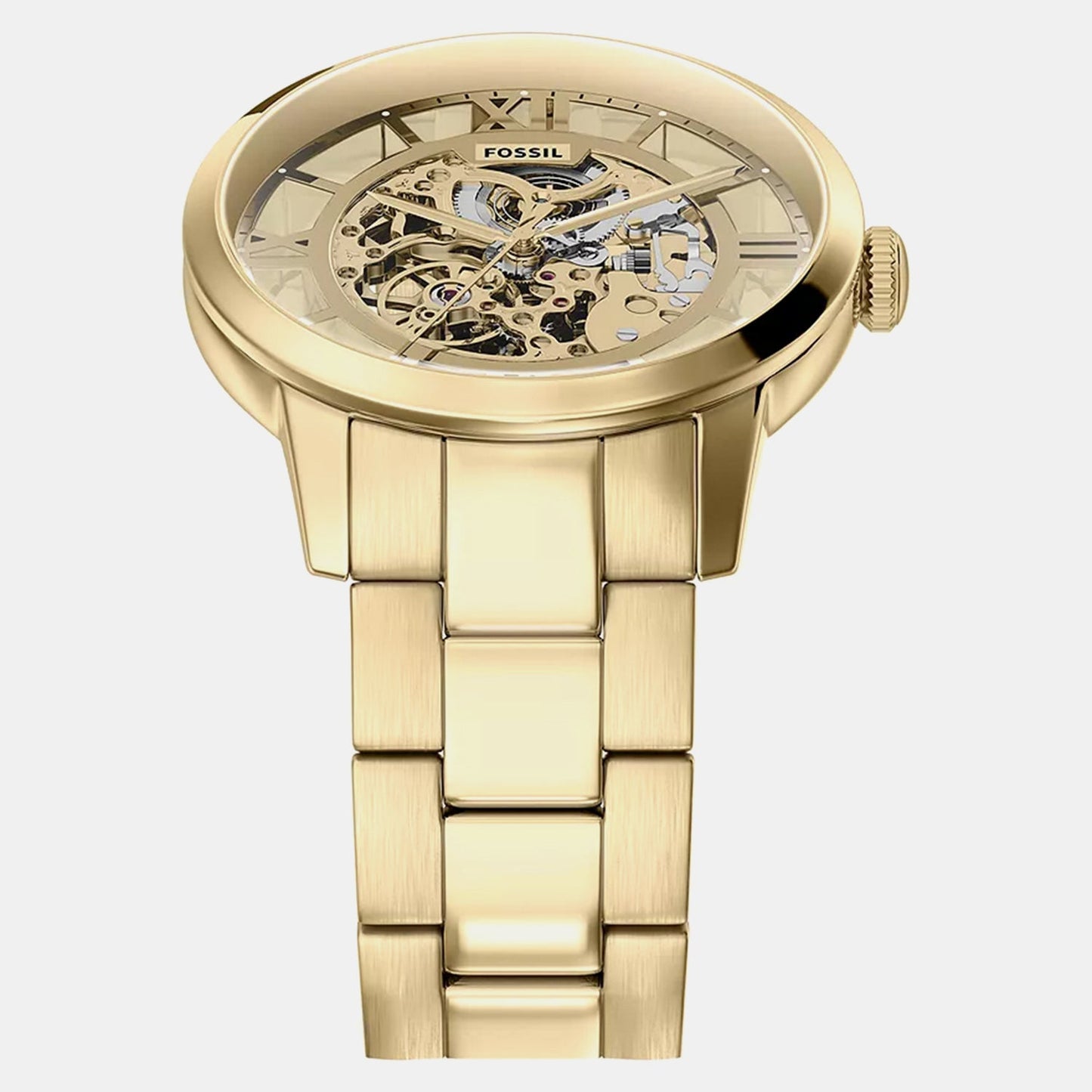 Men Automatic Gold Dial Analog Stainless Steel Watch ME3280