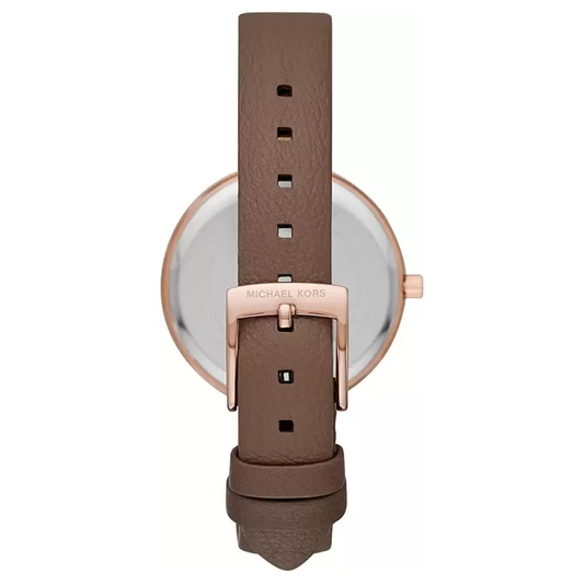 Michael Kors Women Leather Maci Wrist Watch MK2832