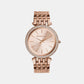Darci Women Quartz Rose Gold Dial Analog Stainless Steel Watch MK3192