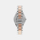 Lauryn Women Quartz White Dial Analog Stainless Steel Watch MK3979
