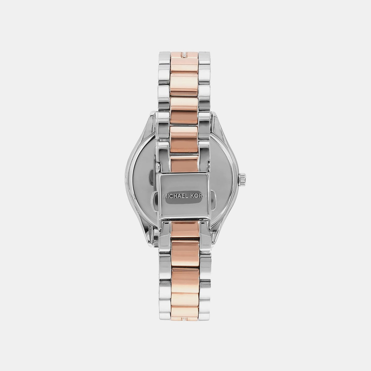 Lauryn Women Quartz White Dial Analog Stainless Steel Watch MK3979