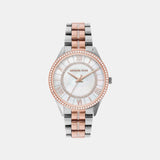 Lauryn Women Quartz White Dial Analog Stainless Steel Watch MK3979
